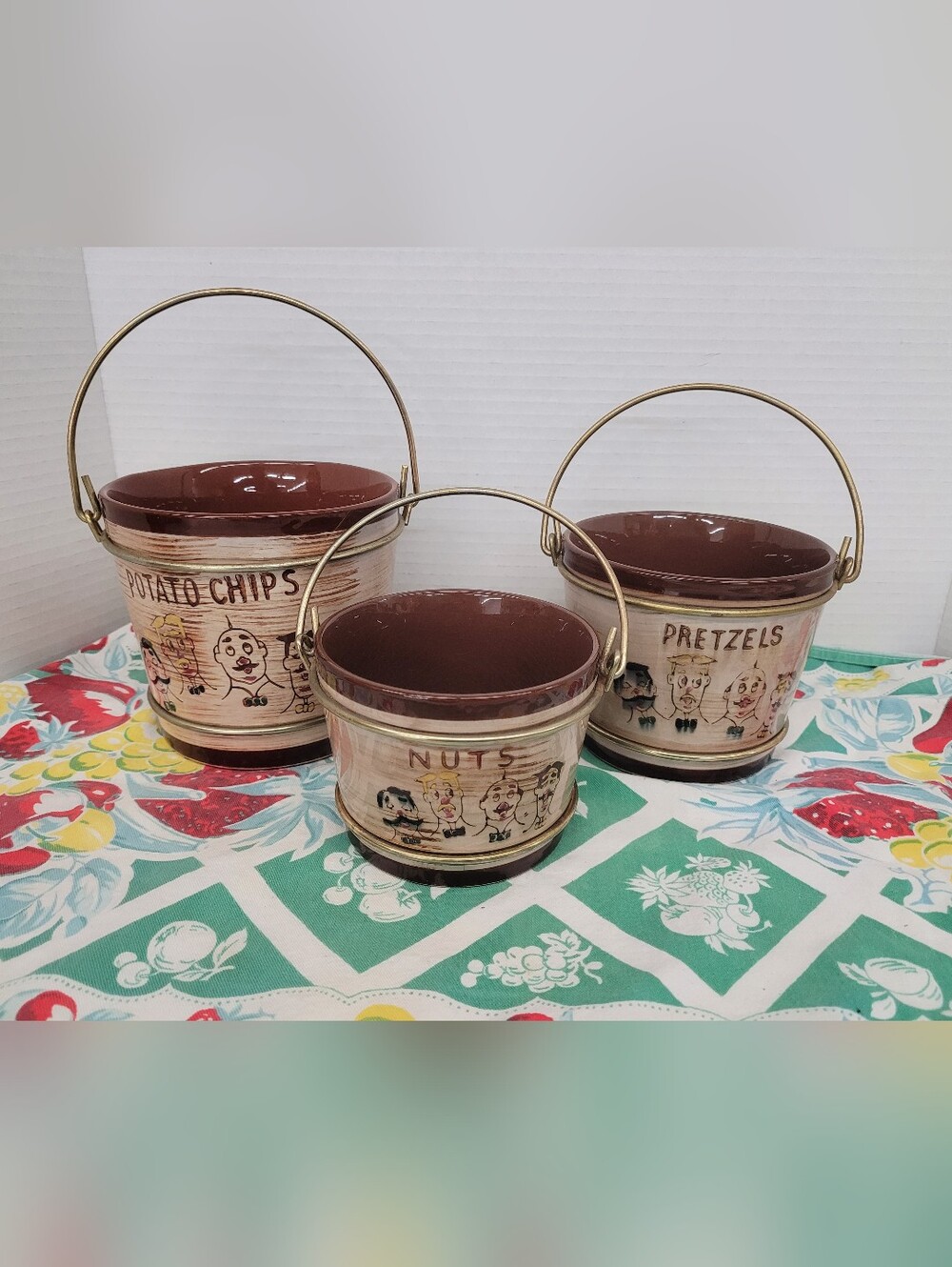 1950s Nasco Sweet Adeline Snack Bowl Set Of 3